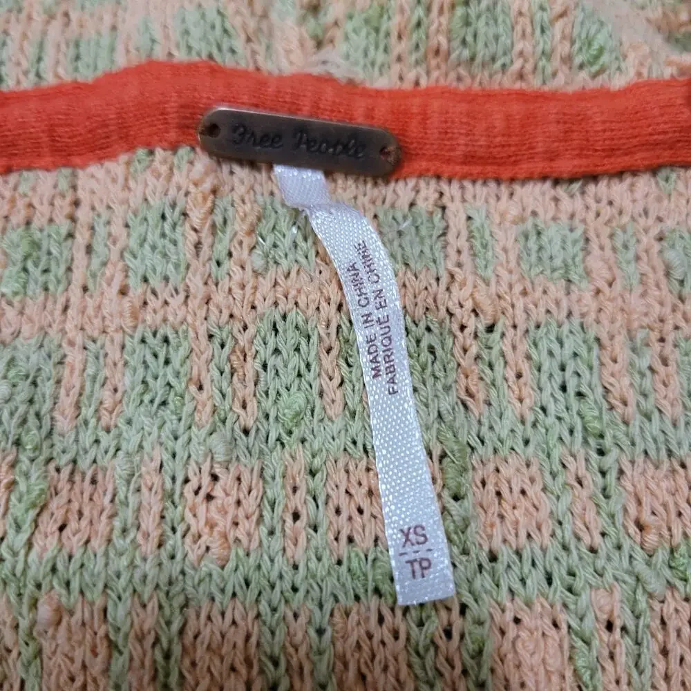 Free People Womens‎ Berkley Hoodie Multicolored Size XS Beachy
